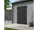 Brico Dépôt Marseille - Promo Volet battant 2 panneaux aluminium gris 215 x 120 cm Promo Volet battant 2 panneaux aluminium gris 215 x 120 cm à 329,00 € dans le catalogue Brico Dépôt à Marseille