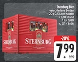 Bier im Angebot bei EDEKA in Borna Bier Angebote von Sternburg bei EDEKA Borna für 7,99 €