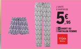 Short ou Pantalon Femme - Tissaia Basics - E.Leclerc à Nantes Short ou Pantalon Femme - Tissaia Basics en promo chez E.Leclerc Nantes à 5,95 €