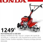 Motobineuse FJ 500 SER - Honda en promo chez Rural Master Le Mans à 1 249,00 €