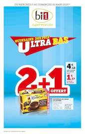 Catalogue Supermarchés Bi1 en cours à Brosses et alentours, "LA QUINZAINE DES PRIX ULTRA BAS", 28 pages, 05/03/2025 - 16/03/2025