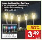Solar Steckleuchten, 5er Pack Angebote bei Netto Marken-Discount Fürth für 3,49 €