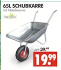 65L Schubkarre im Angebot bei Wreesmann in Stade 65L Schubkarre Angebote von Top Flora bei Wreesmann Stade für 19,99 €