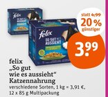 „So gut wie es aussieht“ Katzennahrung Angebote von felix bei tegut Göttingen für 3,99 €