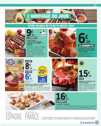 Offre Jambon serrano dans le catalogue E.Leclerc du moment à la page 27