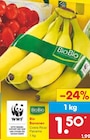 Bio Bananen von BioBio für 1,50 € bei Netto Marken-Discount im Angebot Bio Bananen von BioBio im aktuellen Netto Marken-Discount Prospekt