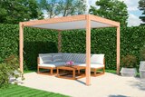 Pergola bioclimatique imitation bois en promo chez Brico Dépôt Mulhouse à 1 299,00 €