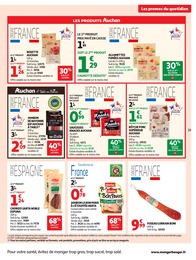 Prix et réduction Lardons Fumés dans le prospectus Auchan Hypermarché en cours Offre Lardons Fumés dans le catalogue Auchan Hypermarché du moment à la page 23