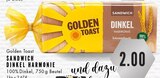 Sandwich Dinkel Harmonie Angebote von Golden Toast bei EDEKA Bochum für 2,00 €