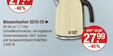 Wasserkocher 2015-70 im V-Markt Prospekt Wasserkocher 2015-70 von Russell Hobbs im aktuellen V-Markt Prospekt für 27,99 €