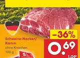 Netto Marken-Discount - Schweine-Nacken/Kamm Angebot im Prospekt Schweine-Nacken/Kamm bei Netto Marken-Discount im Prospekt "" für 0,69 €