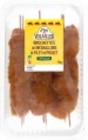 6 brochettes de médaillons de filet de poulet en promo chez Lidl 6 brochettes de médaillons de filet de poulet dans le catalogue Lidl