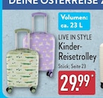 Kinder-Reisetrolley Angebote von LIVE IN STYLE bei ALDI Nord Castrop-Rauxel für 29,99 €