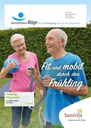 Sanitätshaus Böge GmbH Prospekt für Velbert mit 8 Seiten Sanitätshaus Böge GmbH Prospekt für Velbert: "Fit und mobil durch den Frühling", 8 Seiten, 14.03.2022 - 31.05.2022