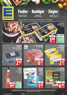 EDEKA Prospekt Wir lieben Lebensmittel! mit  Seiten in Freiberg und Umgebung