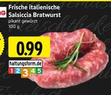 EDEKA - Frische italienische Salsiccia Bratwurst Angebot im Prospekt Frische italienische Salsiccia Bratwurst bei EDEKA im Prospekt "" für 0,99 €