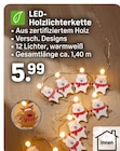 LED-Holzlichterkette  im aktuellen Rossmann Prospekt für 5,99 €