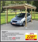 Carport 7 x 7 cm im toom Baumarkt Prospekt Carport 7 x 7 cm von im aktuellen toom Baumarkt Prospekt für 229,99 €