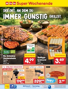 Fleisch im Netto Marken-Discount Prospekt "Aktuelle Angebote" mit 61 Seiten (Hamburg)