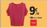 Pull Femme - TISSAIA dans le catalogue E.Leclerc