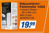 Vakuumierer-Folienrolle Angebote von CASO bei expert Wuppertal für 19,99 €