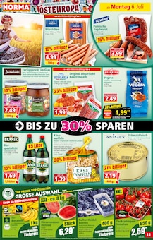 Bananen im aktuellen Norma Prospekt (Fürth) Bananen im Norma Prospekt "Mehr fürs Geld" mit 21 Seiten (Fürth)