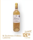 Sauternes - Château Ladonne en promo chez Monoprix Couëron à 12,38 €