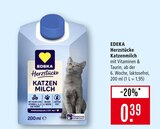 Katzenmilch im Angebot bei Marktkauf in Göppingen Katzenmilch Angebote von EDEKA Herzstücke bei Marktkauf Göppingen für 0,39 €