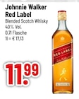 Red Label Blended Scotch Whisky im Trinkgut Prospekt Red Label Blended Scotch Whisky von Johnnie Walker im aktuellen Trinkgut Prospekt für 11,99 €