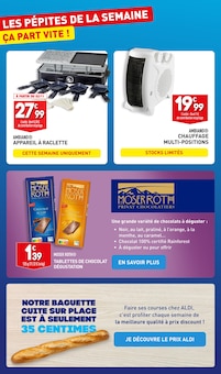 Prospectus Aldi de la semaine "LES ARRIVAGES BONS PLANS DE LA SEMAINE" avec 2 pages, valide du 29/10/2024 au 04/11/2024 pour Domont et alentours