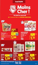 Prix et réduction Lardons dans le prospectus Lidl en cours Offre Lardons dans le catalogue Lidl du moment à la page 9