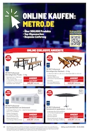 Sonnenschirm im METRO Prospekt in Neu-Ulm Aktueller METRO Prospekt mit Sonnenschirm, "Saisonkatalog Frühling", Seite 30