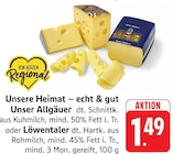 Unser Allgäuer Angebote bei EDEKA Mannheim für 1,49 €