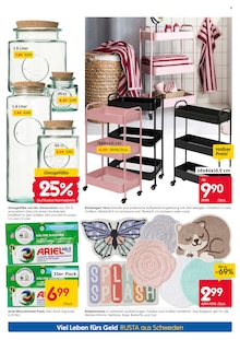 Ariel im Rusta Prospekt "Willkommen zu Hause in Schweden!" mit 12 Seiten (Lübeck)