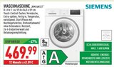 Aktuelle Waschmaschine Angebote bei Marktkauf in Herford Aktuelles Waschmaschine WM14N127 Angebot bei Marktkauf in Herford ab 469,99 €