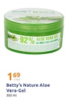 Aloe Vera-Gel Angebote von Betty's Nature bei Action Rostock für 1,69 €