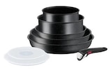 Batterie de cuisine Tefal Ingenio Black Stone Set 8 pieces L3999502 - Tefal en promo chez Darty Batterie de cuisine Tefal Ingenio Black Stone Set 8 pieces L3999502 - Tefal dans le catalogue Darty