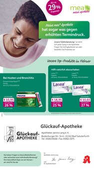 mea - meine apotheke Prospekt Unsere Februar-Angebote mit 4 Seiten