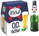 BIÈRE BLONDE SANS ALCOOL - 1664 en promo chez Auchan Hypermarché Lille à 2,23 €