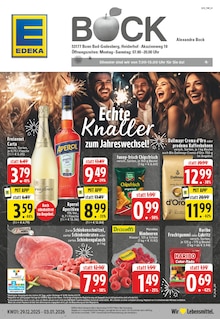 EDEKA Prospekt der Woche "Aktuelle Angebote" Seite 1, 29.12.2025 bis 03.01.2026 für Sinzig Aktueller EDEKA Prospekt "Aktuelle Angebote" Seite 1 von 26 Seiten für Sinzig