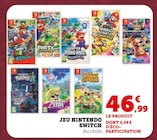Jeu Nintendo Switch dans le catalogue Super U