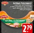 Geflügel-Fleischwurst natur Angebote von Gutfried bei EDEKA Leverkusen für 2,79 €