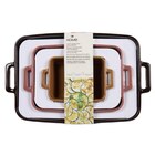Lot de 3 plats à four - CARREFOUR HOME - Carrefour à Reims Lot de 3 plats à four - CARREFOUR HOME en promo chez Carrefour Reims à 29,99 €