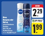 Deospray oder Roll-on Angebote von Nivea bei E center Bayreuth für 1,99 €