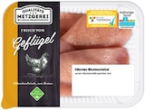 Frische Hähnchen-Minutenschnitzel Angebote von Qualitätsmetzgerei Wilhelm Brandenburg bei REWE Ludwigshafen für 5,55 €