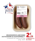 Boudin noir à l'ancienne aux oignons en promo chez U Express Boudin noir à l'ancienne aux oignons dans le catalogue U Express