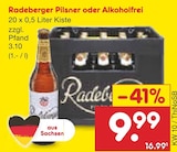 Pilsner oder Alkoholfrei Angebote von Radeberger bei Netto Marken-Discount Eisenhüttenstadt für 9,99 €