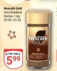 Gold im Angebot bei GLOBUS in Bensheim Gold Angebote von Nescafé bei GLOBUS Bensheim für 5,99 €