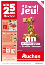 Prospectus Supermarchés de Auchan Hypermarché à Bréziers: "MES 25 JOURS Auchan", 36 pages, 29/10/2024 - 04/11/2024