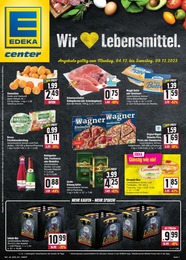 E center Prospekt für Nürnberg: "Wir lieben Lebensmittel!", 28 Seiten, 04.12.2023 - 09.12.2023